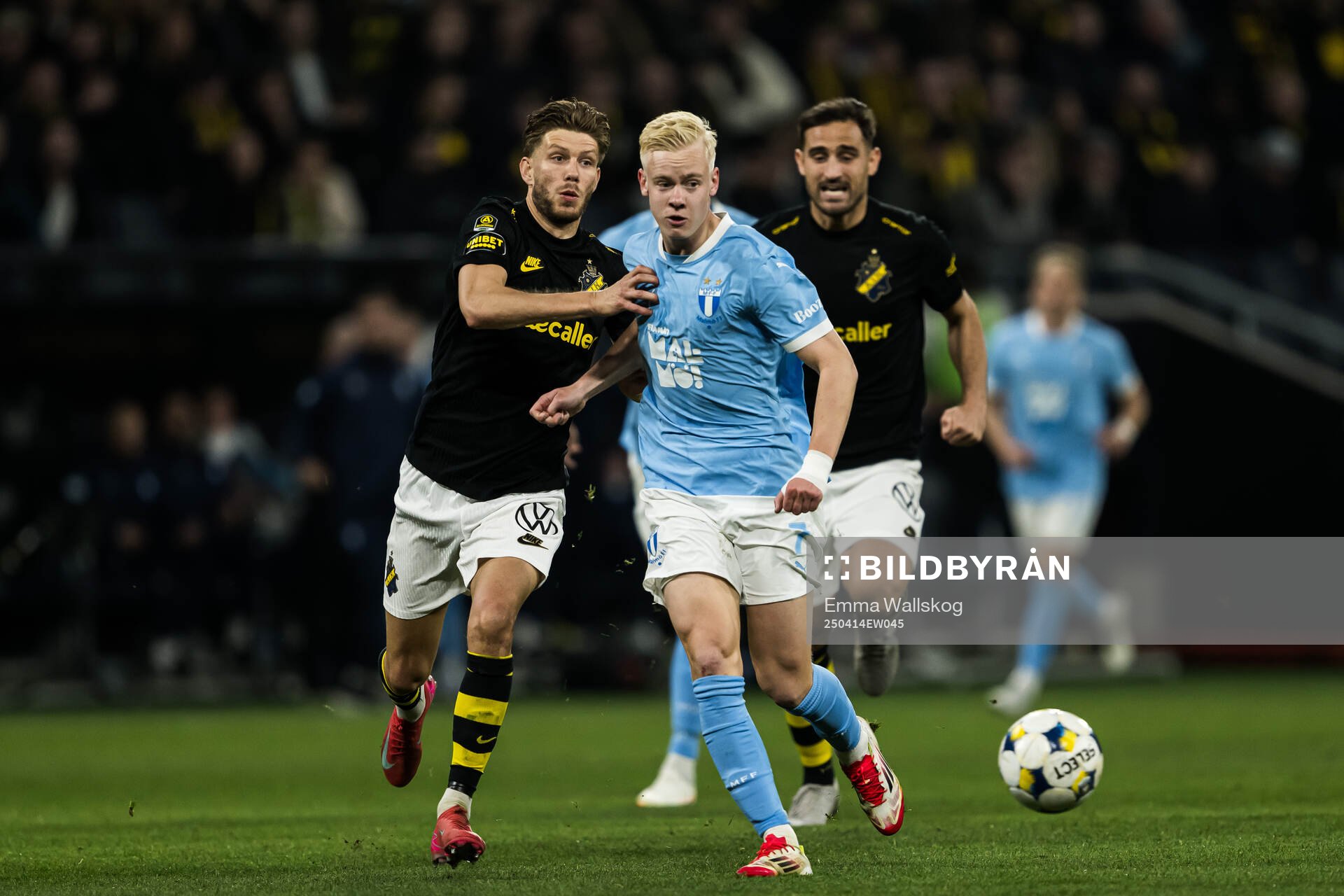AIKs Anton Salétros och Malmö FFs Otto Rosengren