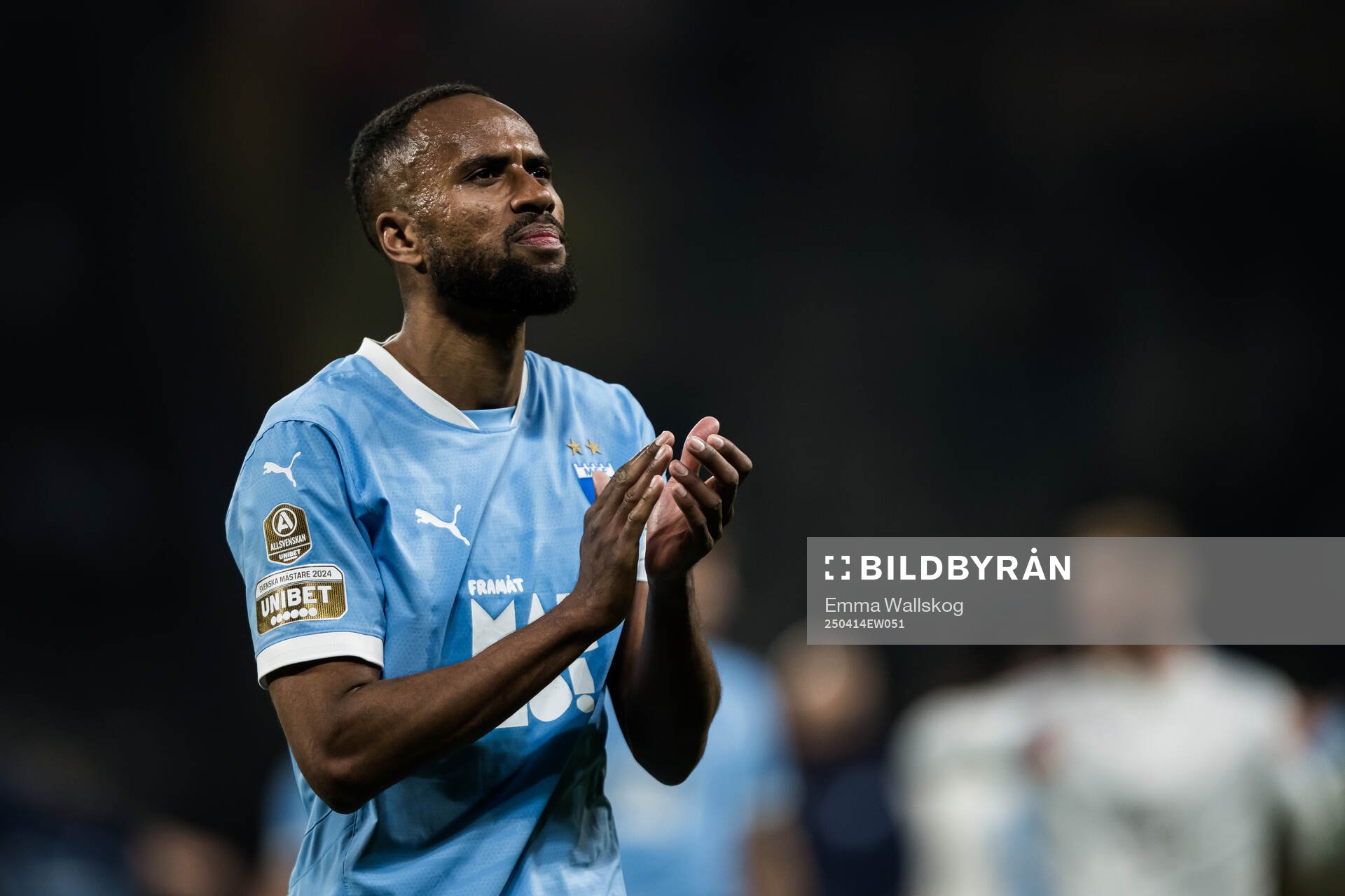 Malmö FFs Isaac Kiese Thelin deppar