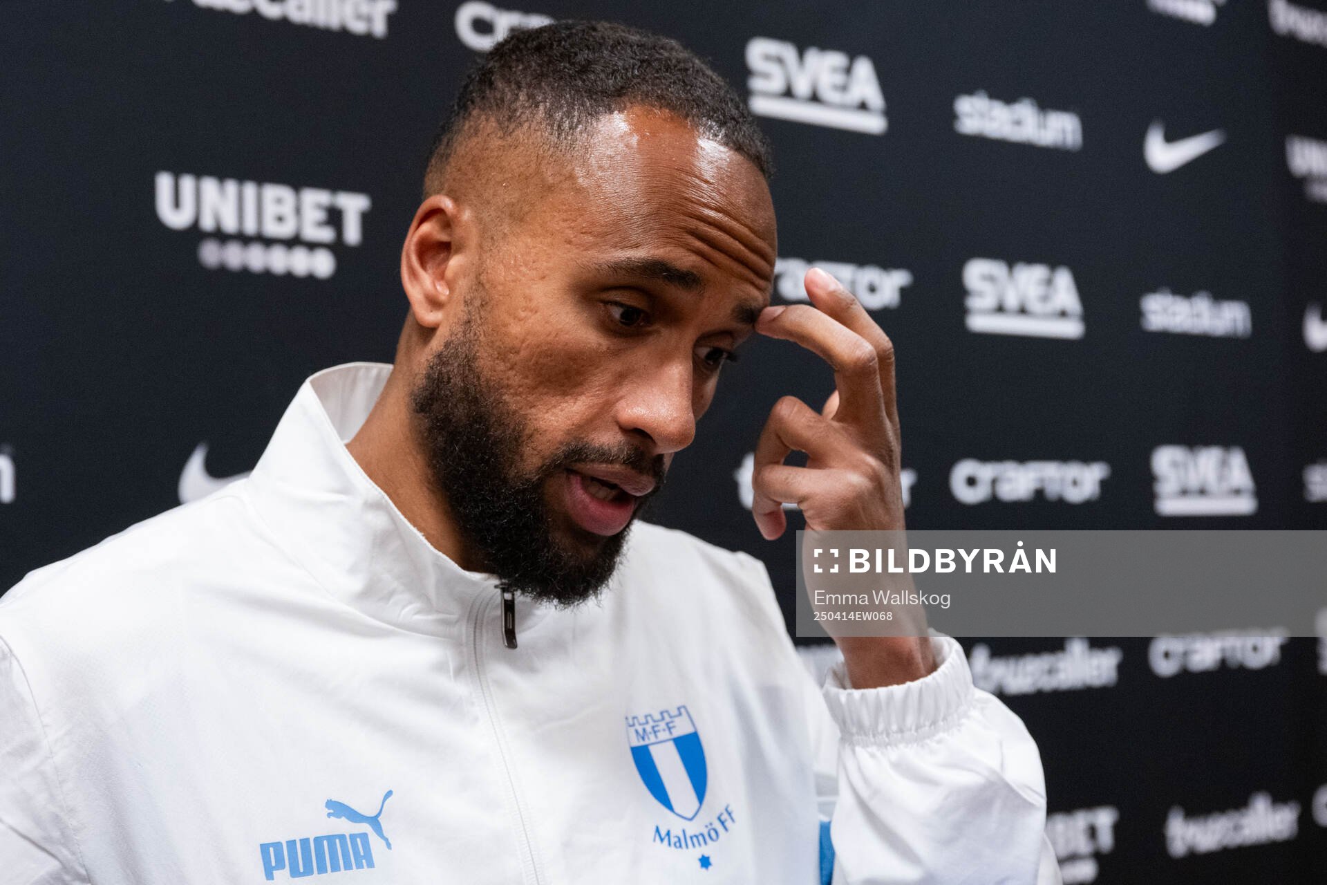 Malmö FFs Isaac Kiese Thelin i mixade zonen