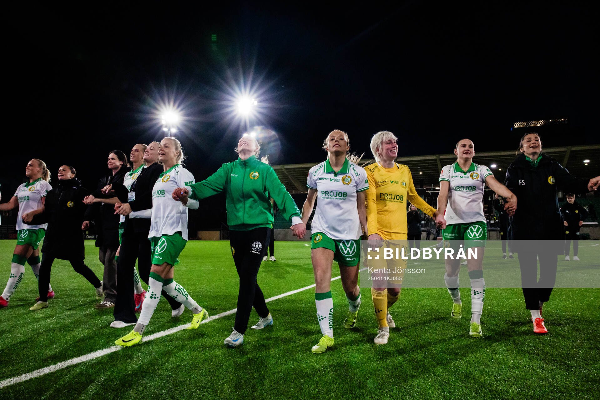 Hammarbys Lotta Ökvist, Smilla Holmberg, målvakt Moa