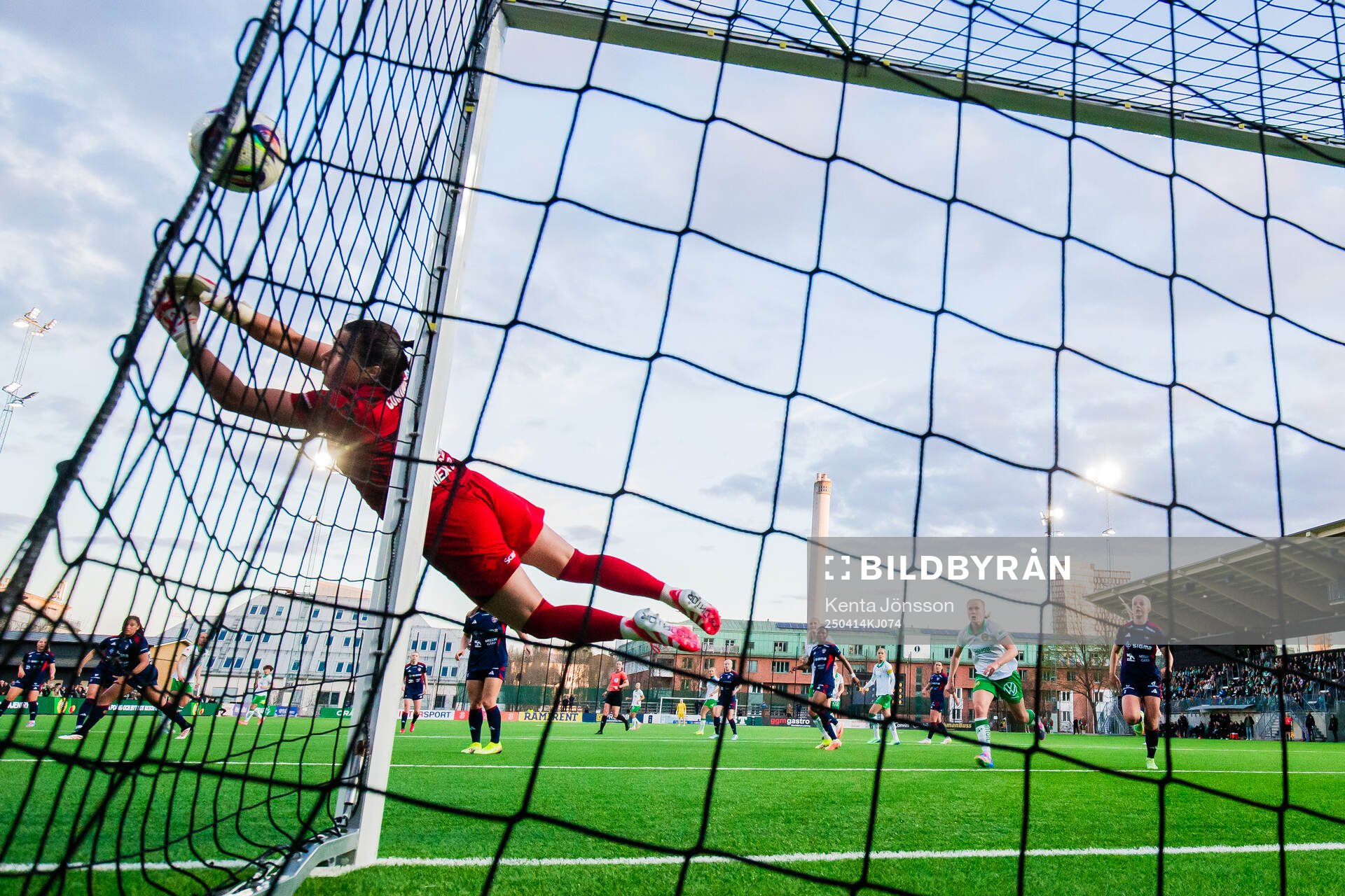 Rosengårds målvakt Eartha Cumings