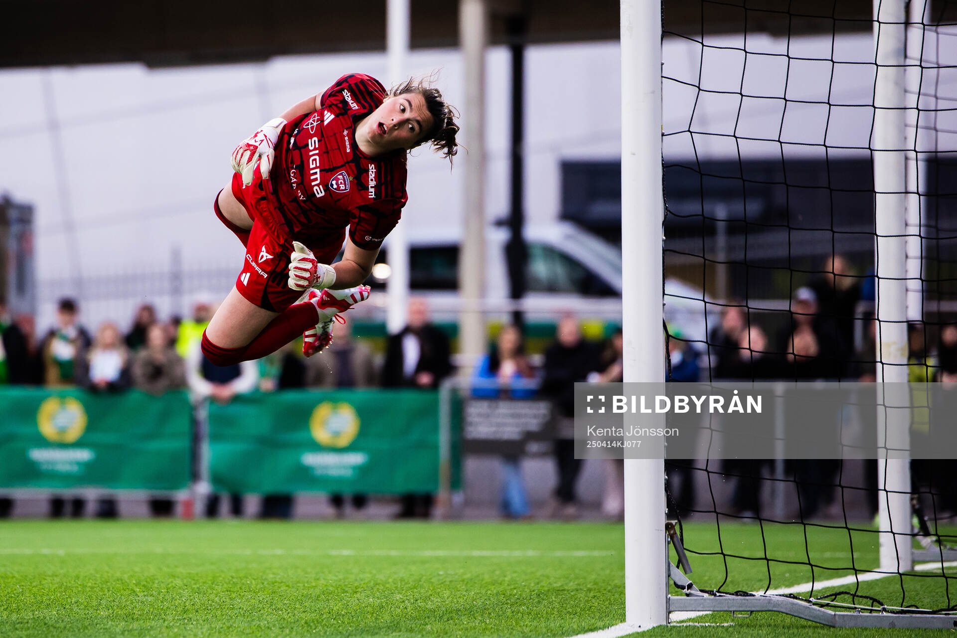 Rosengårds målvakt Eartha Cumings