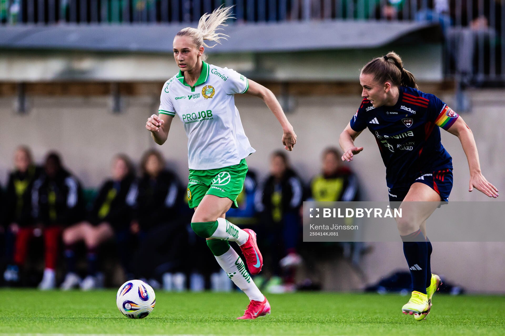 Hammarbys Ellen Wangerheim och Rosengårds Gudrun
