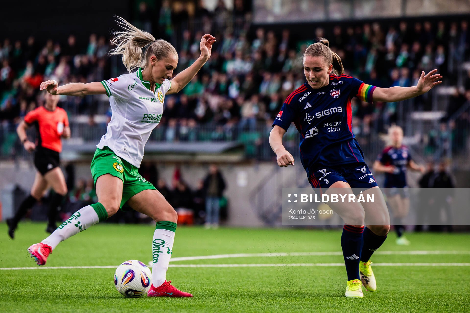 Hammarbys Ellen Wangerheim och Rosengårds Gudrun