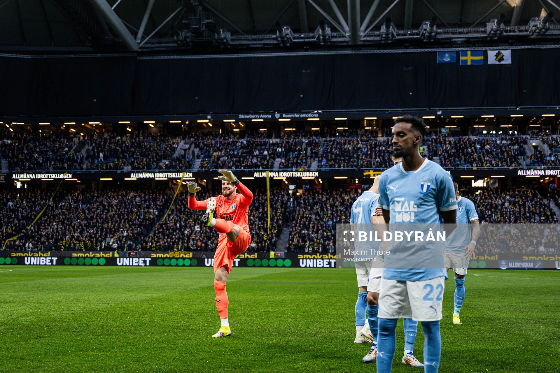 Malmö FFs målvakt Ricardo Friedrich