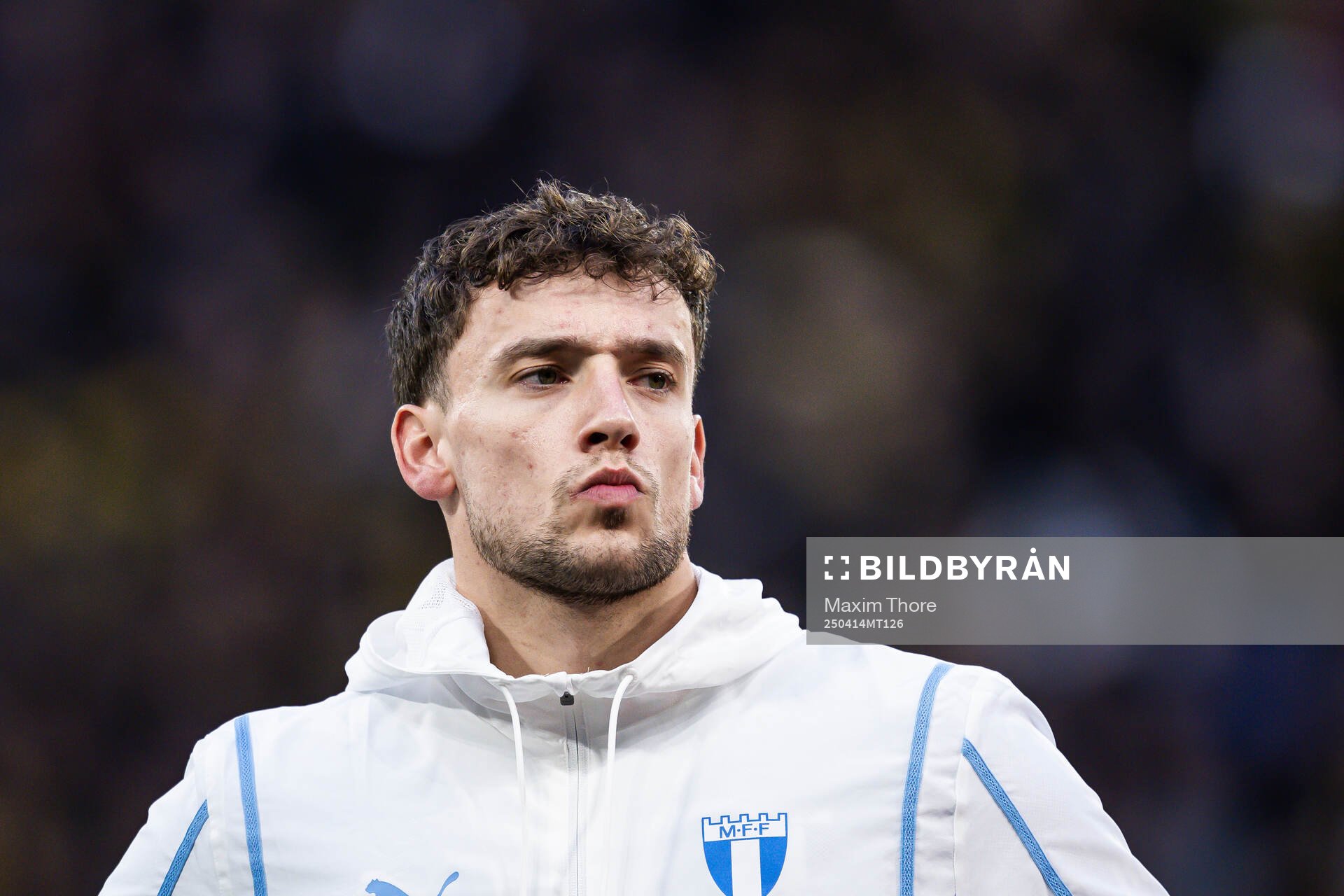 Malmö FFs Colin Rösler vid lineup