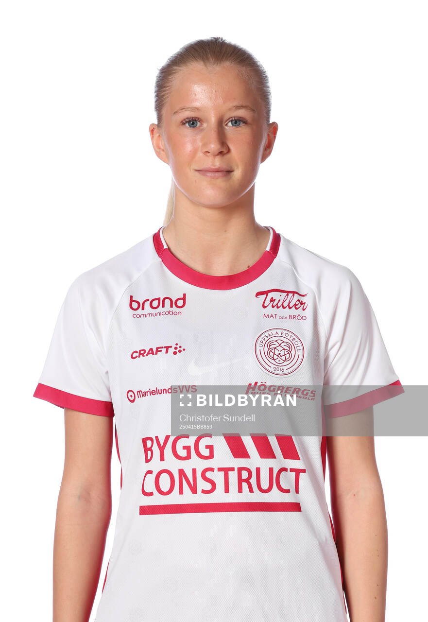 Uppsalas Rebecca Jakobsson poserar för ett porträtt den 15 April 2025 i Uppsala.