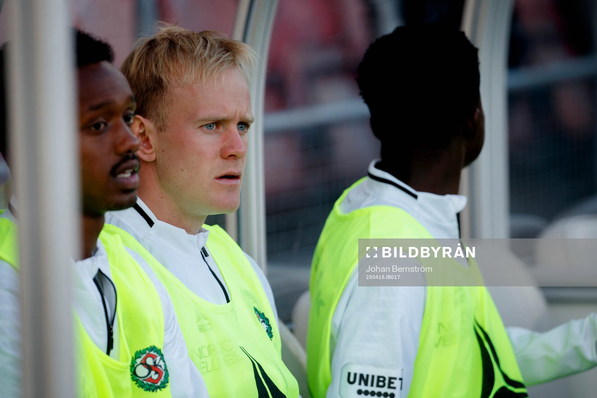 Örebros målvakt Malte Påhlsson på bänken