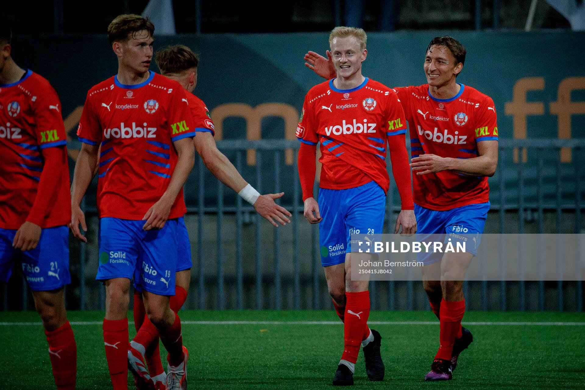 Helsingborgs Oscar Aga jublar