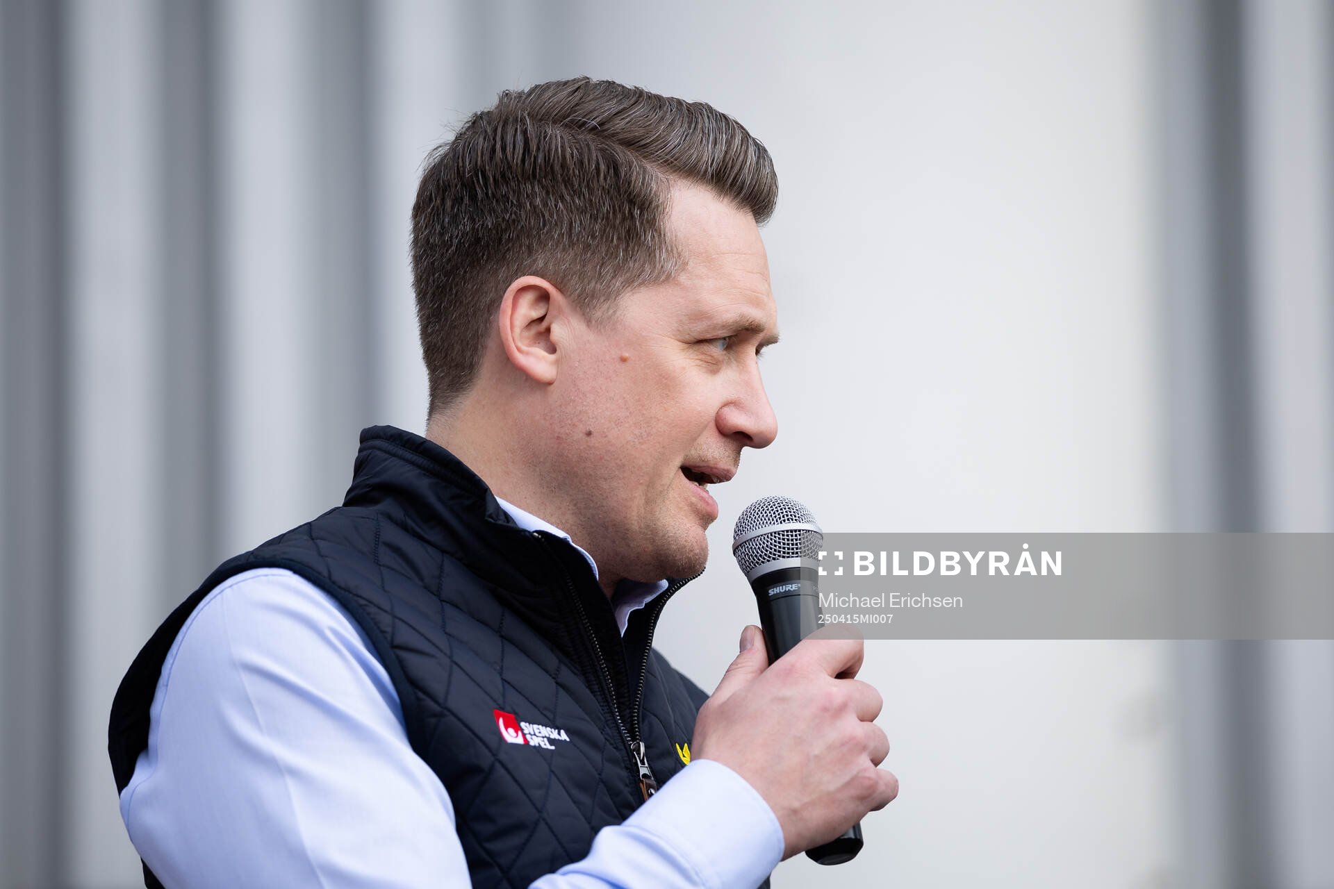 Sveriges förbundskapten Sam Hallam