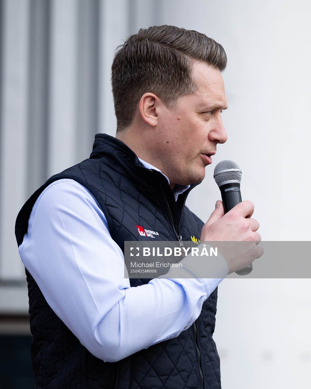 Sveriges förbundskapten Sam Hallam