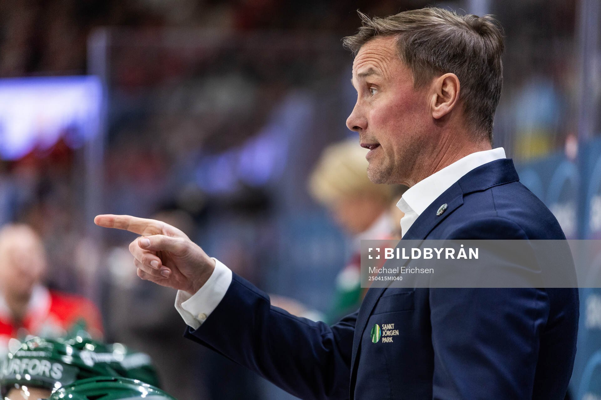 Frölundas tränare Roger Rönnberg