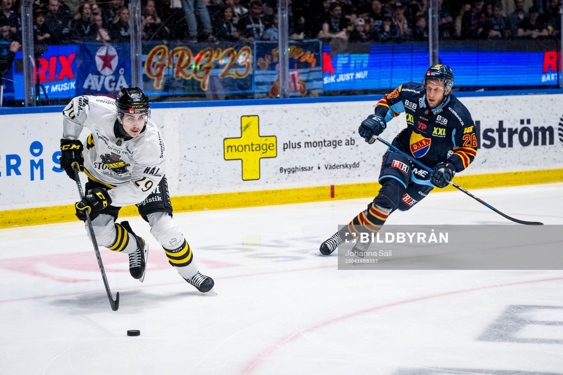 AIKs Daniel Ljungman och Djurgårdens Fredric Weigel