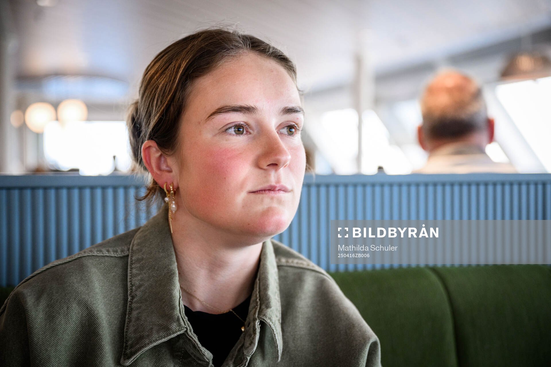 Mathilde Vangsgaard på Öresundslinjens färja