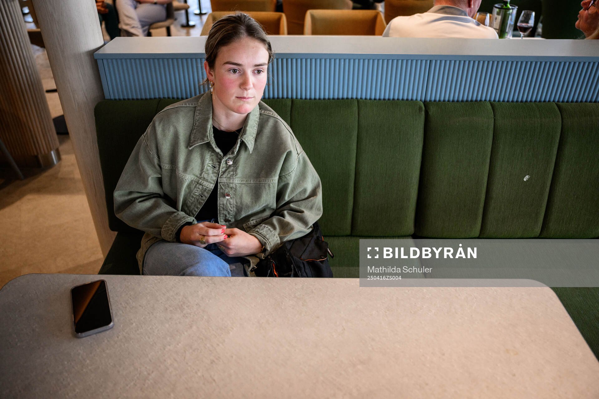 Mathilde Vangsgaard på Öresundslinjens färja