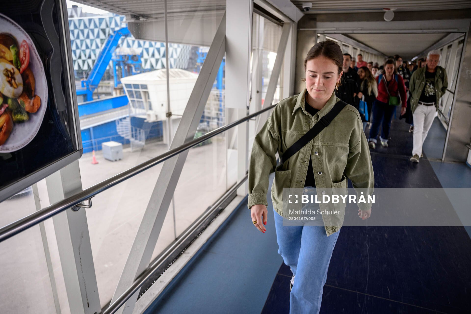 Mathilde Vangsgaard går av Öresundslinjens färja
