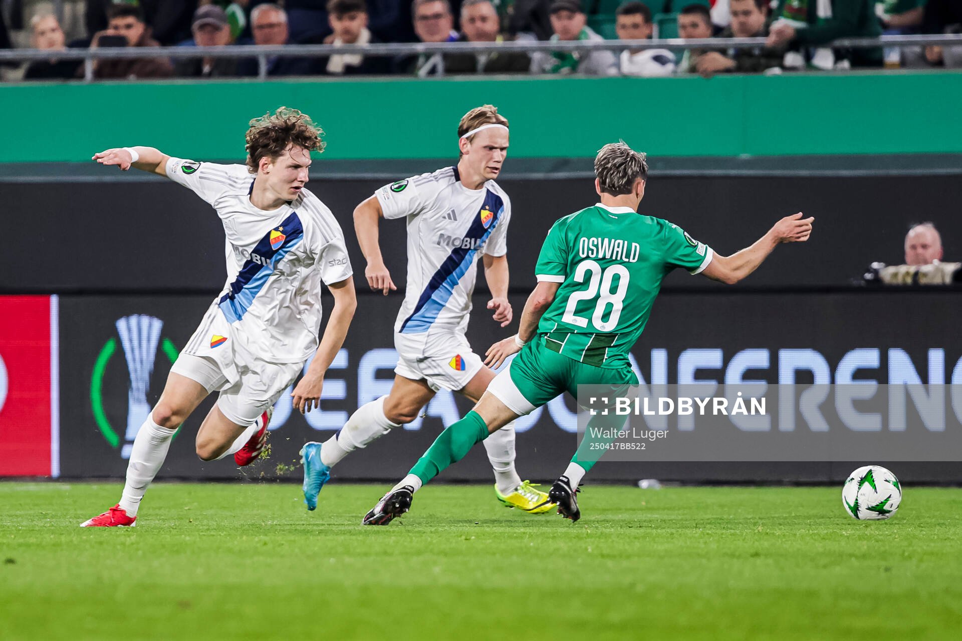 August Priske and Tobias Gulliksen of Djurgården