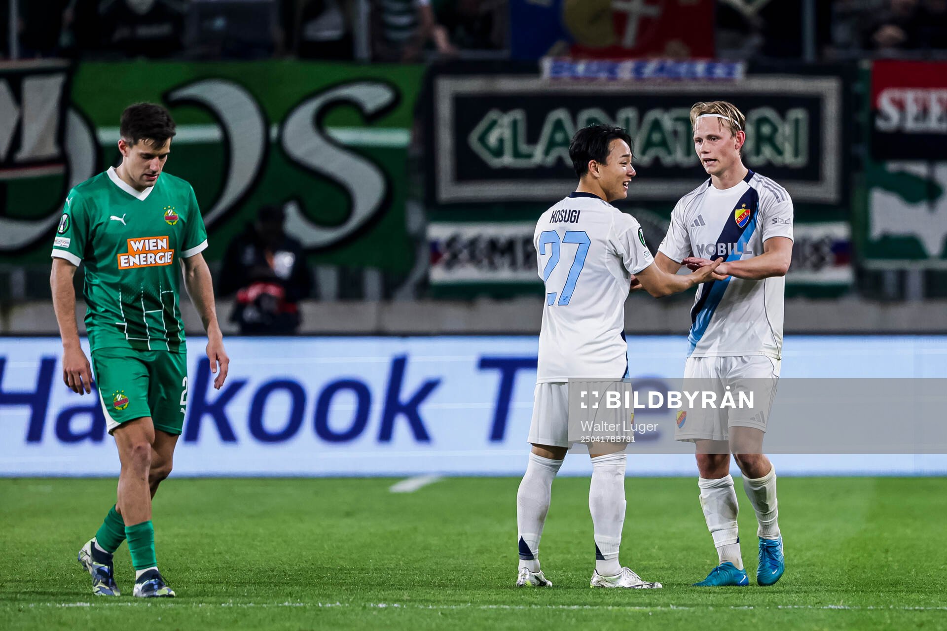 Tobias Gulliksen of Djurgården celebrates