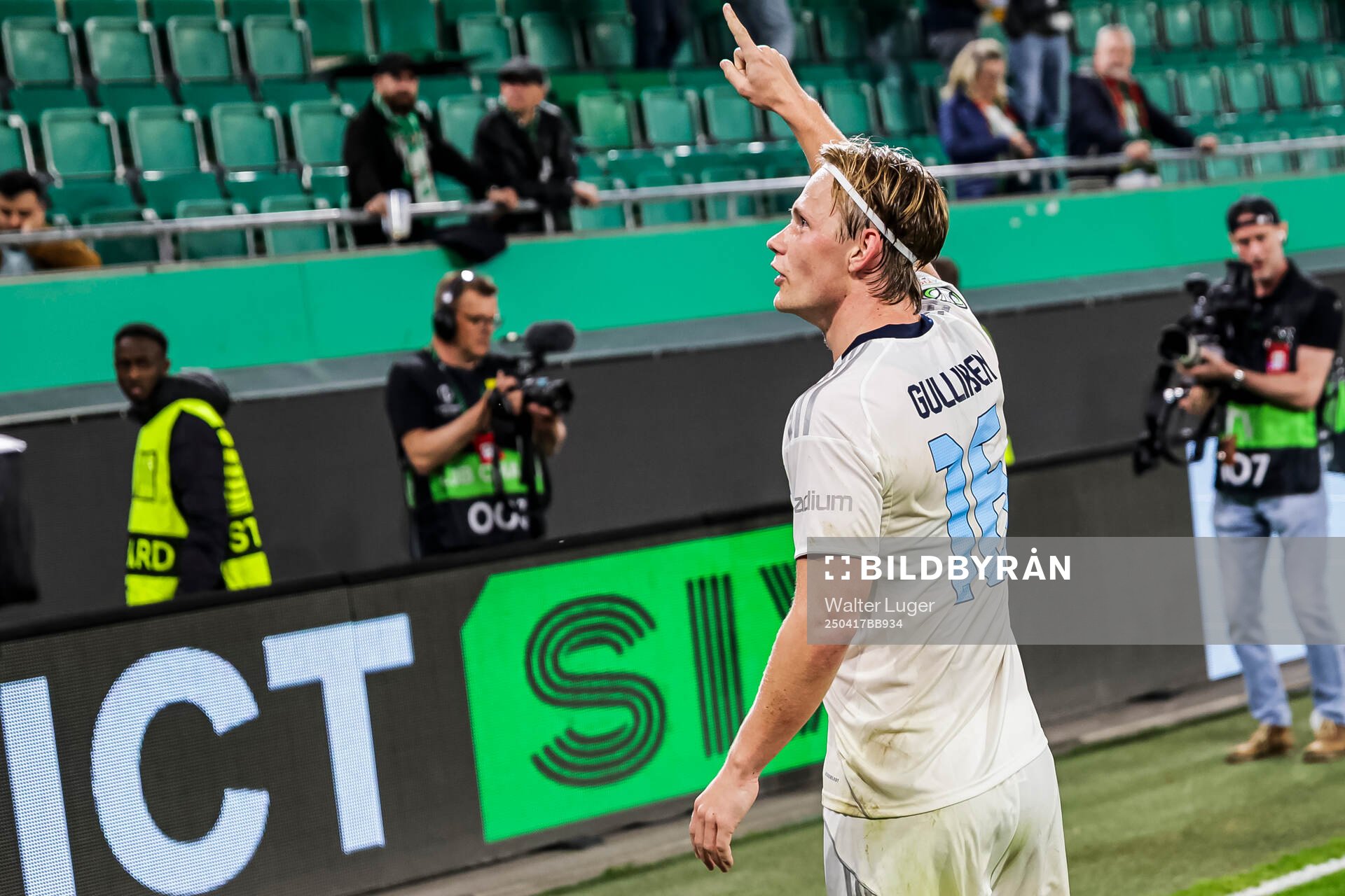 Tobias Gulliksen of Djurgården celebrates