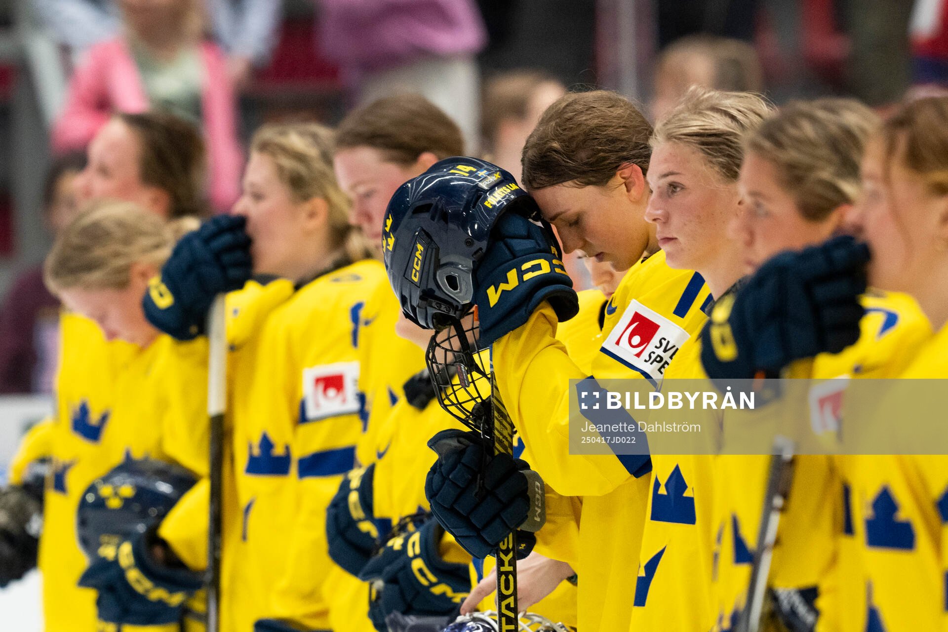 Ida Karlsson of Sweden looks dejected