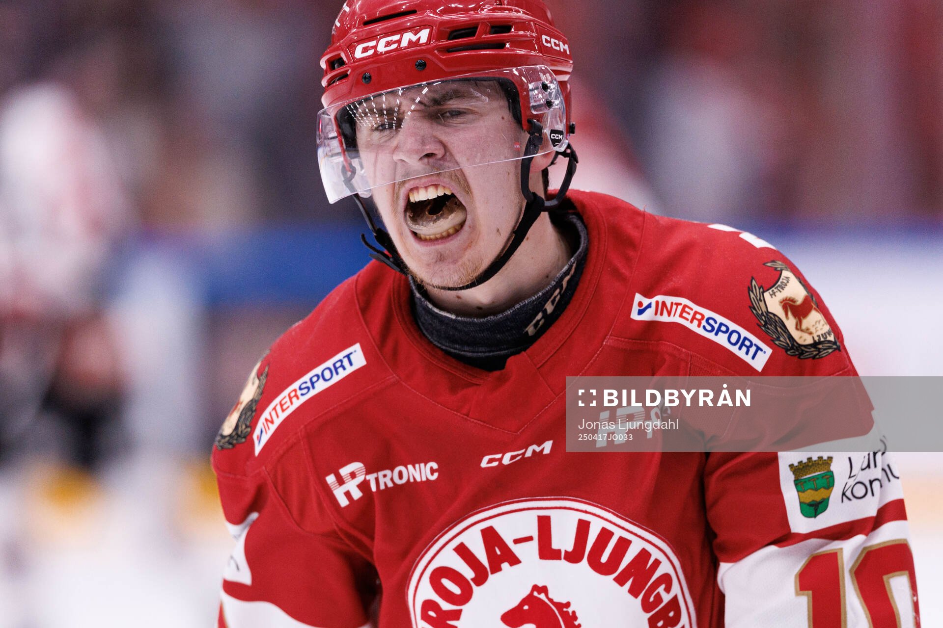 Troja/Ljungbys Lucas Käkelä har ont