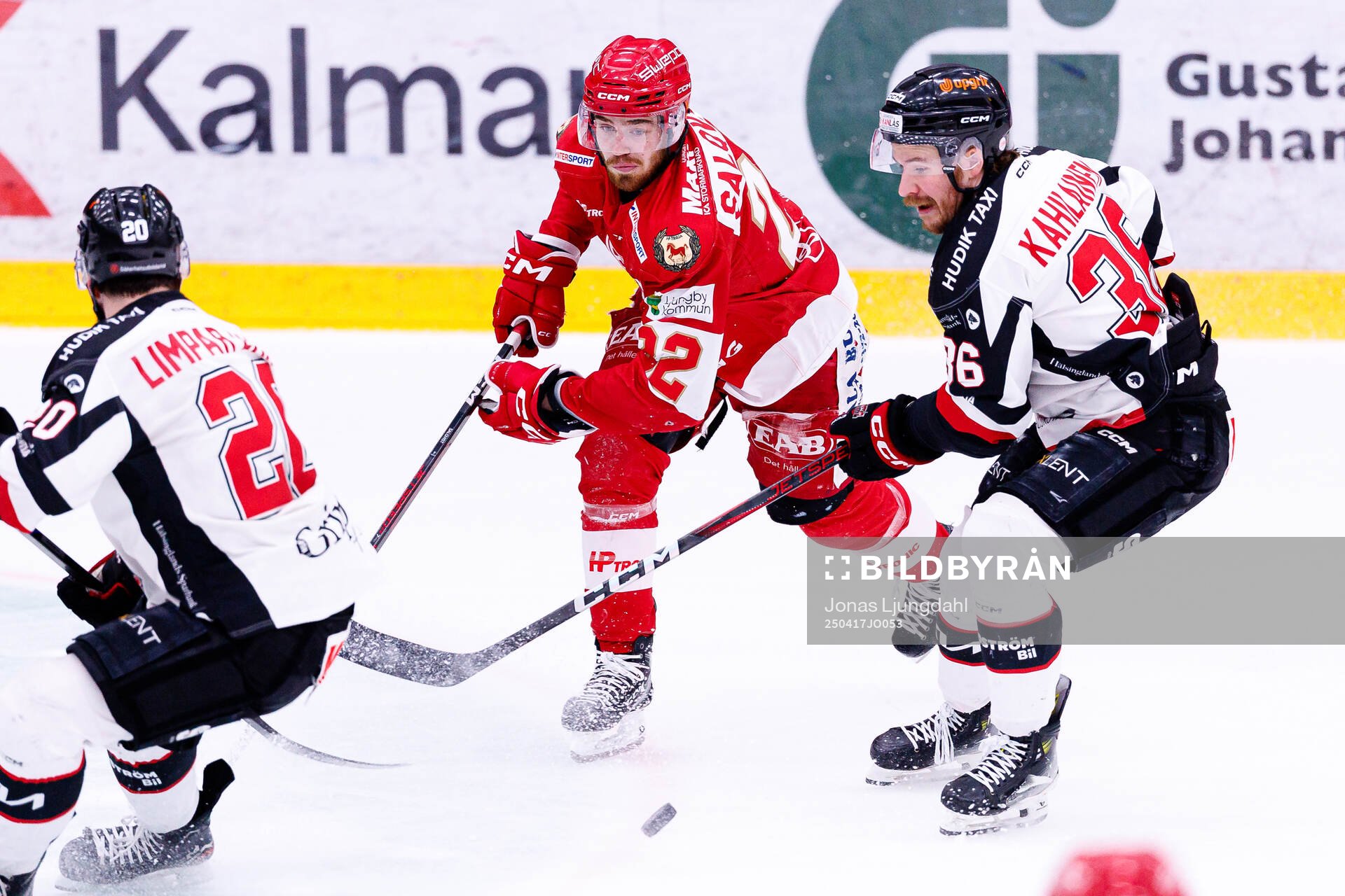 Troja/Ljungbys Isak Salqvist och Hudiksvalls Rasmus