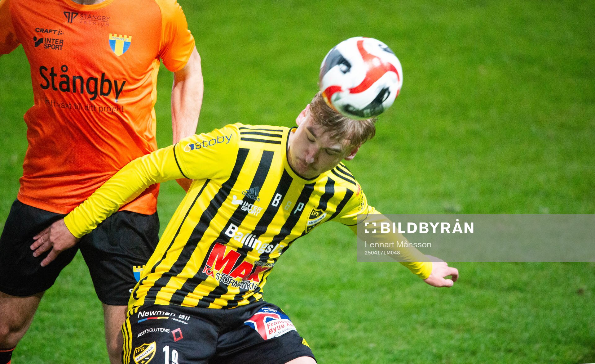 IFK Hässleholms Amir Ramanovski i matchen i division 2