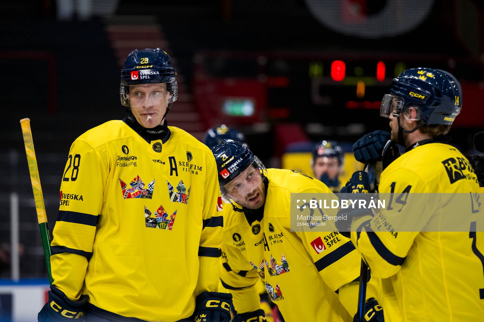 Anton Bengtsson, Christoffer Ehn and Oskar Lang of Sweden