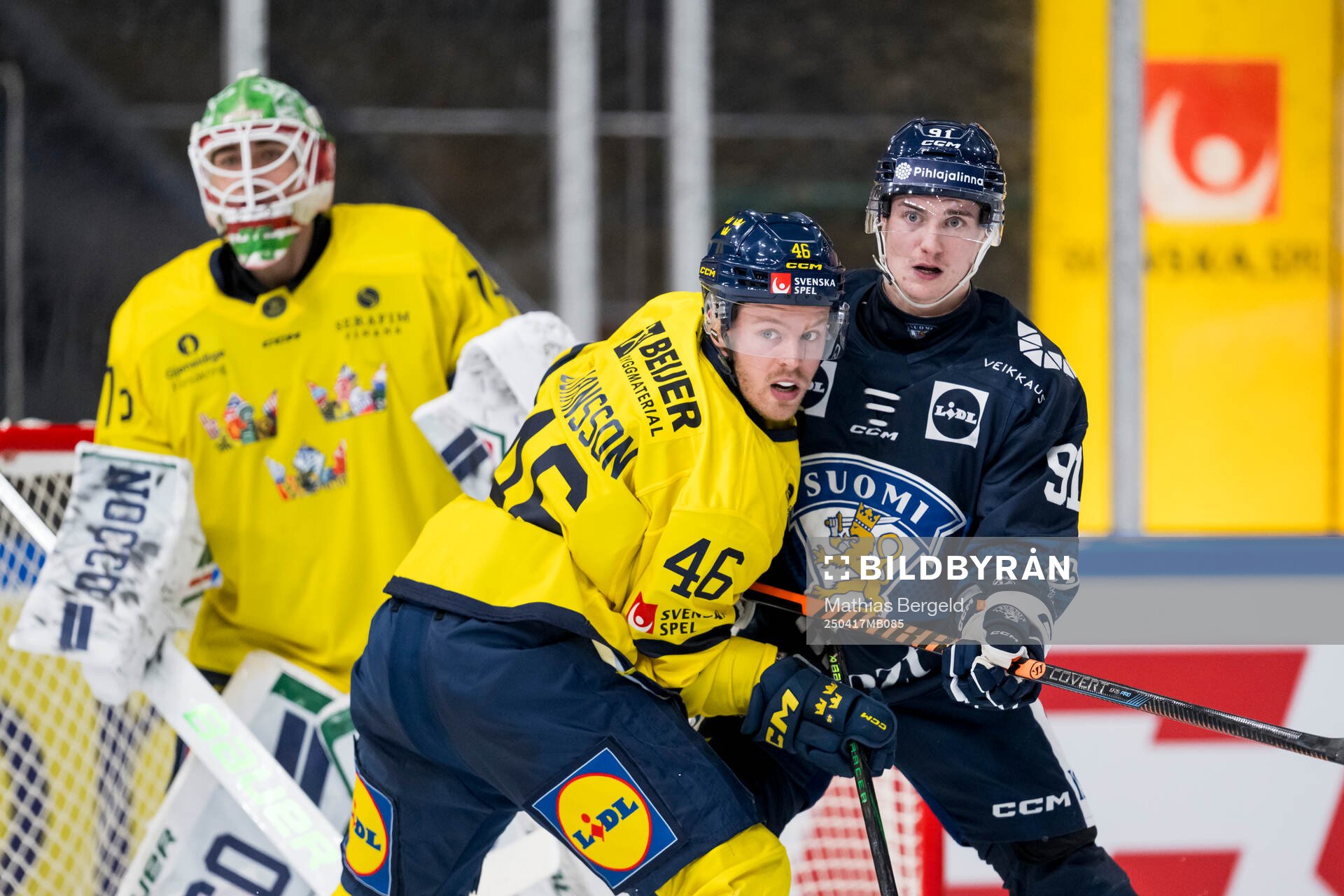 Filip Johansson of Sweden and Petteri Puhakka of Finland