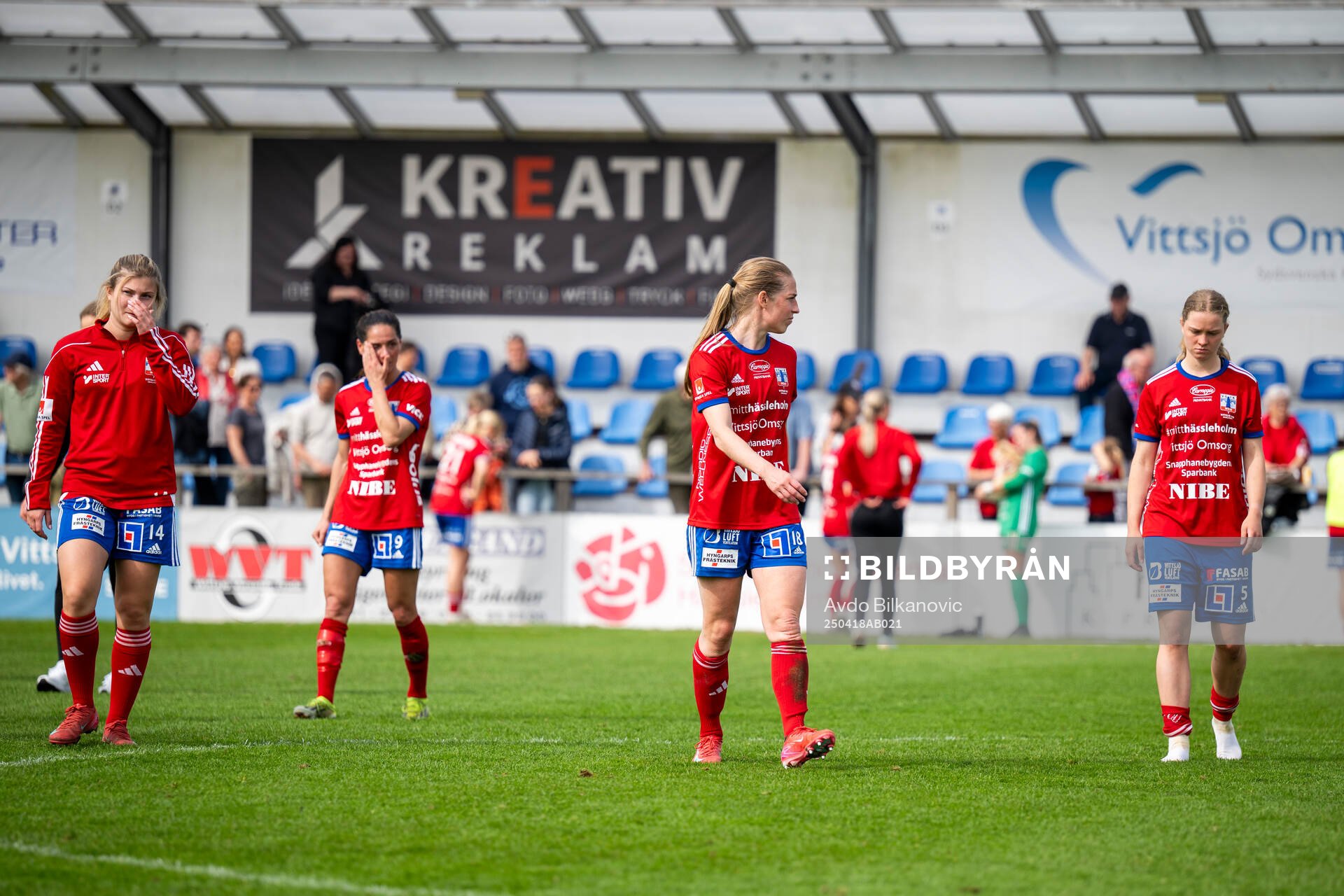 Vittsjös spelare deppar