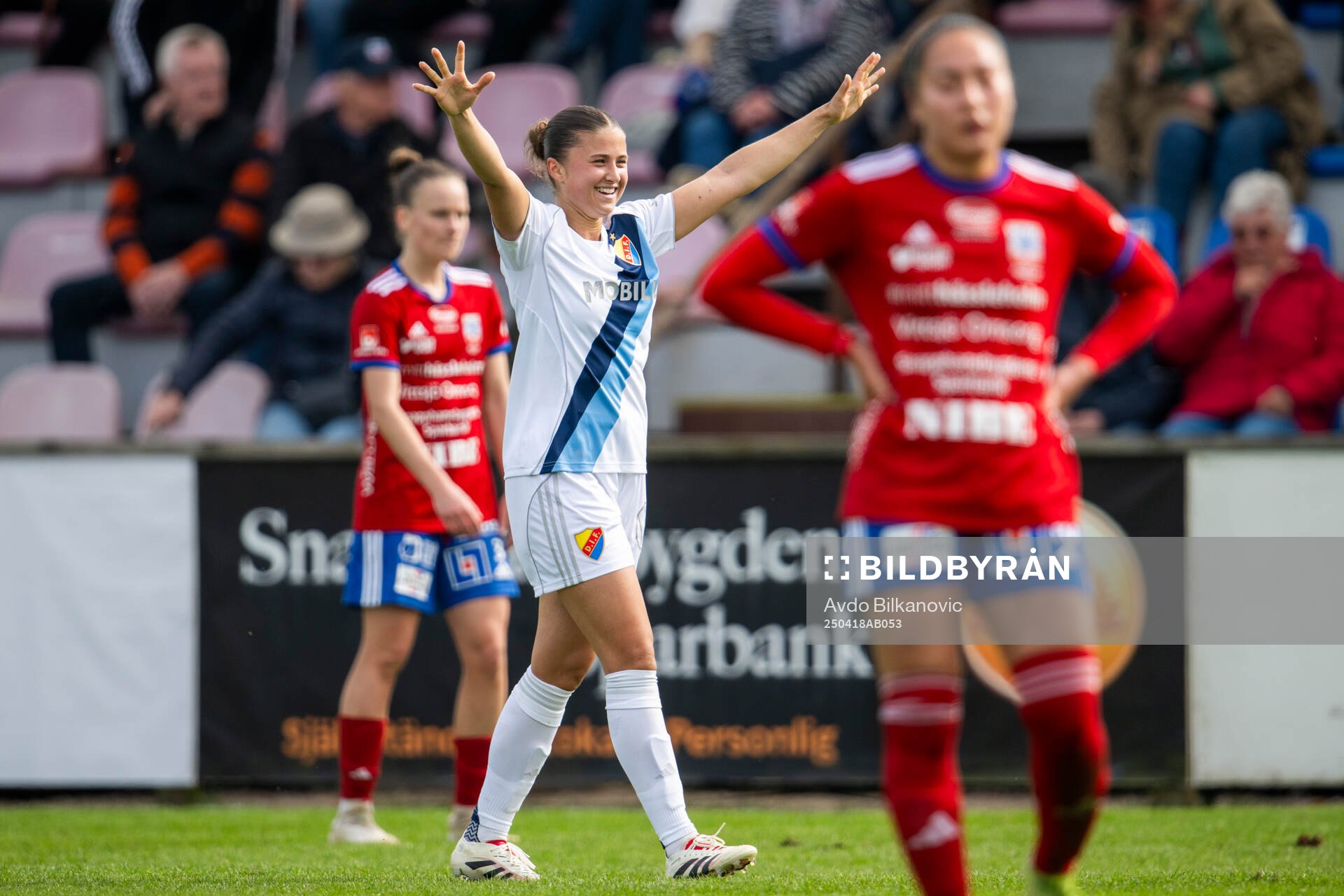 Djurgårdens Meja Staffansson jublar