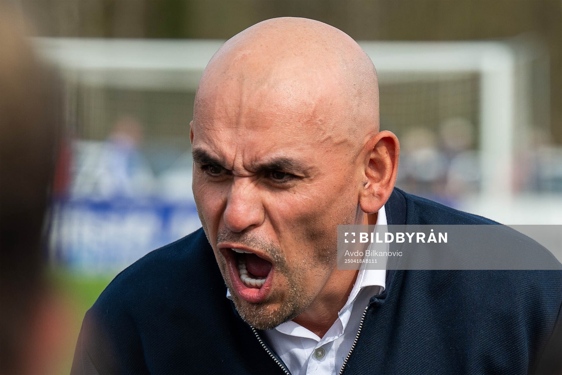 Djurgårdens tränare Marcelo Fernandez jublar