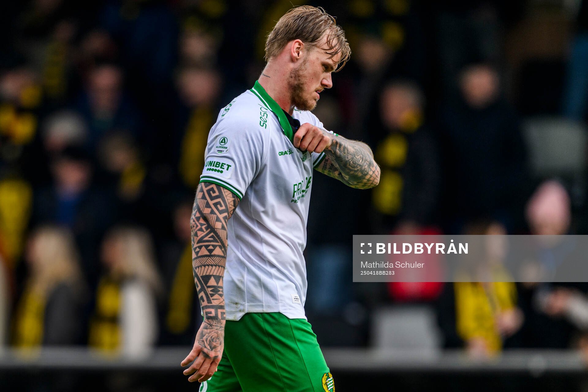 Hammarbys Victor Eriksson deppar