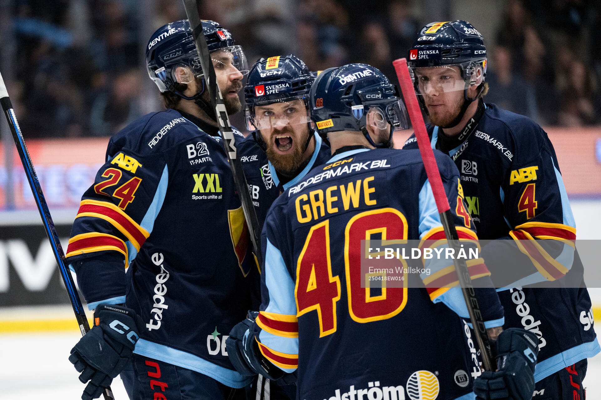 Djurgårdens Daniel Brodin jublar