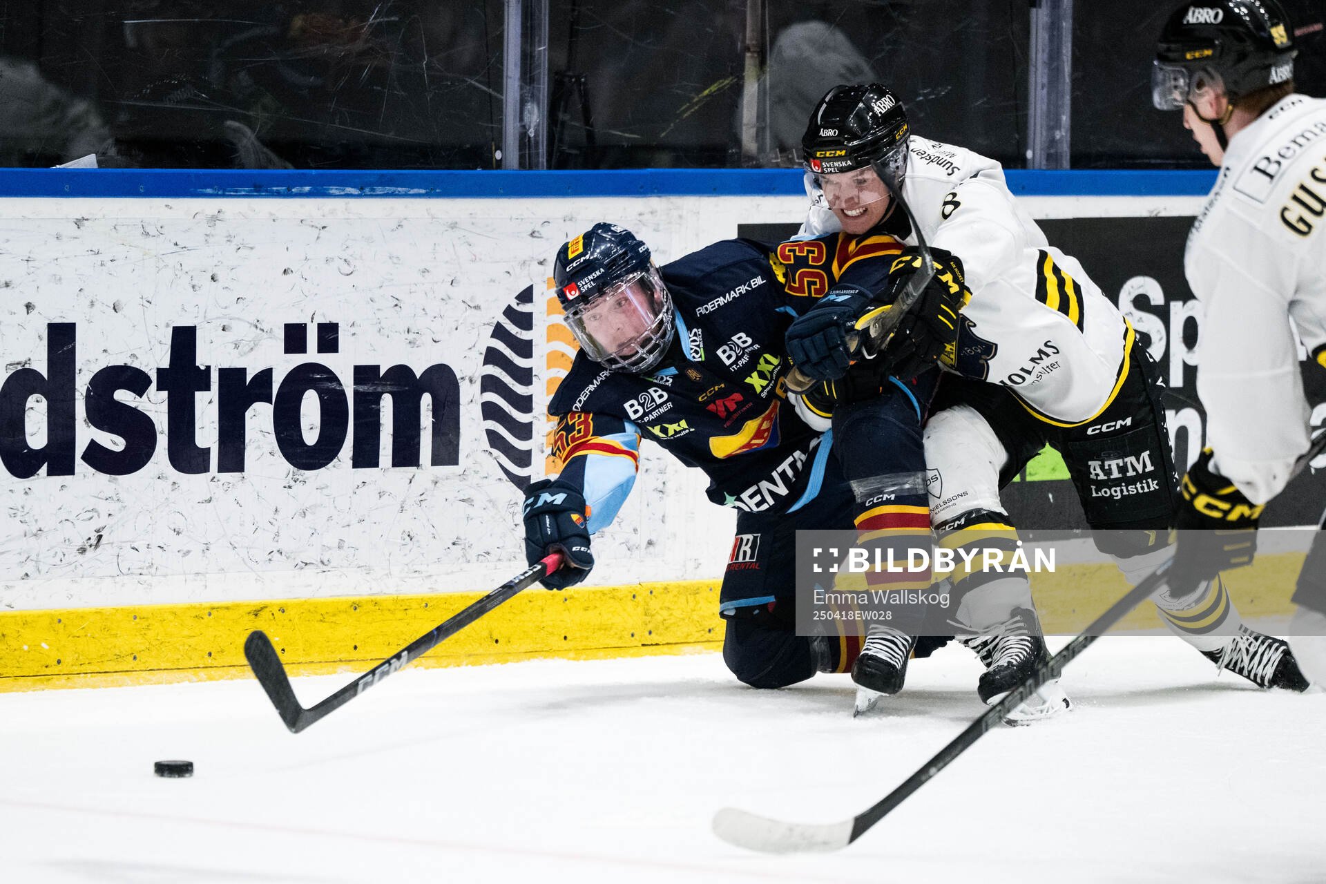 Djurgårdens David Blomgren och AIKs Tom Hedberg