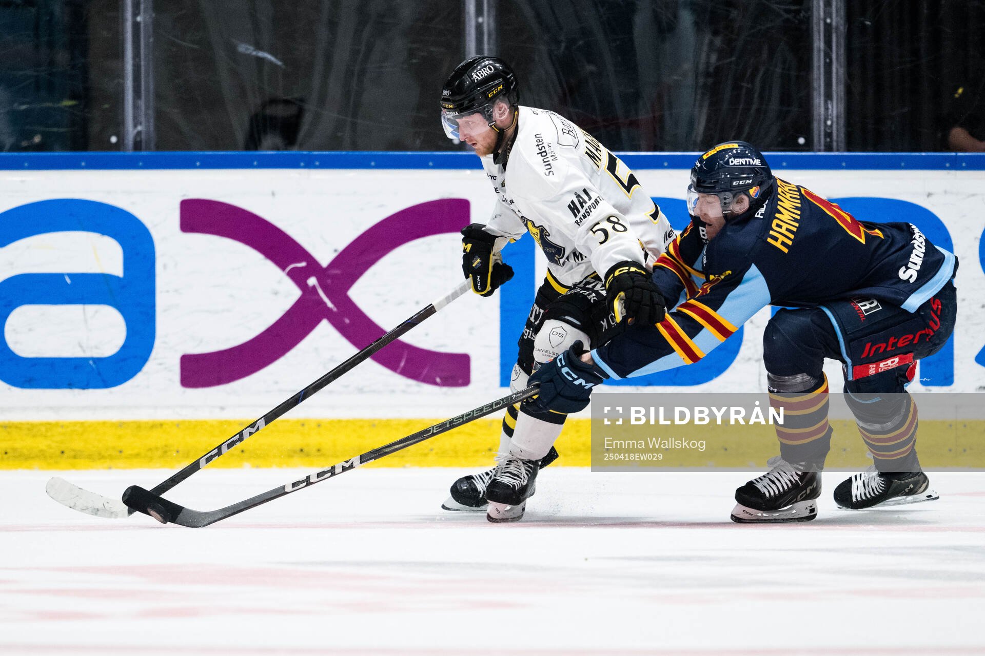 AIKs Oskar Magnusson och Djurgårdens Edvin Hammarlund