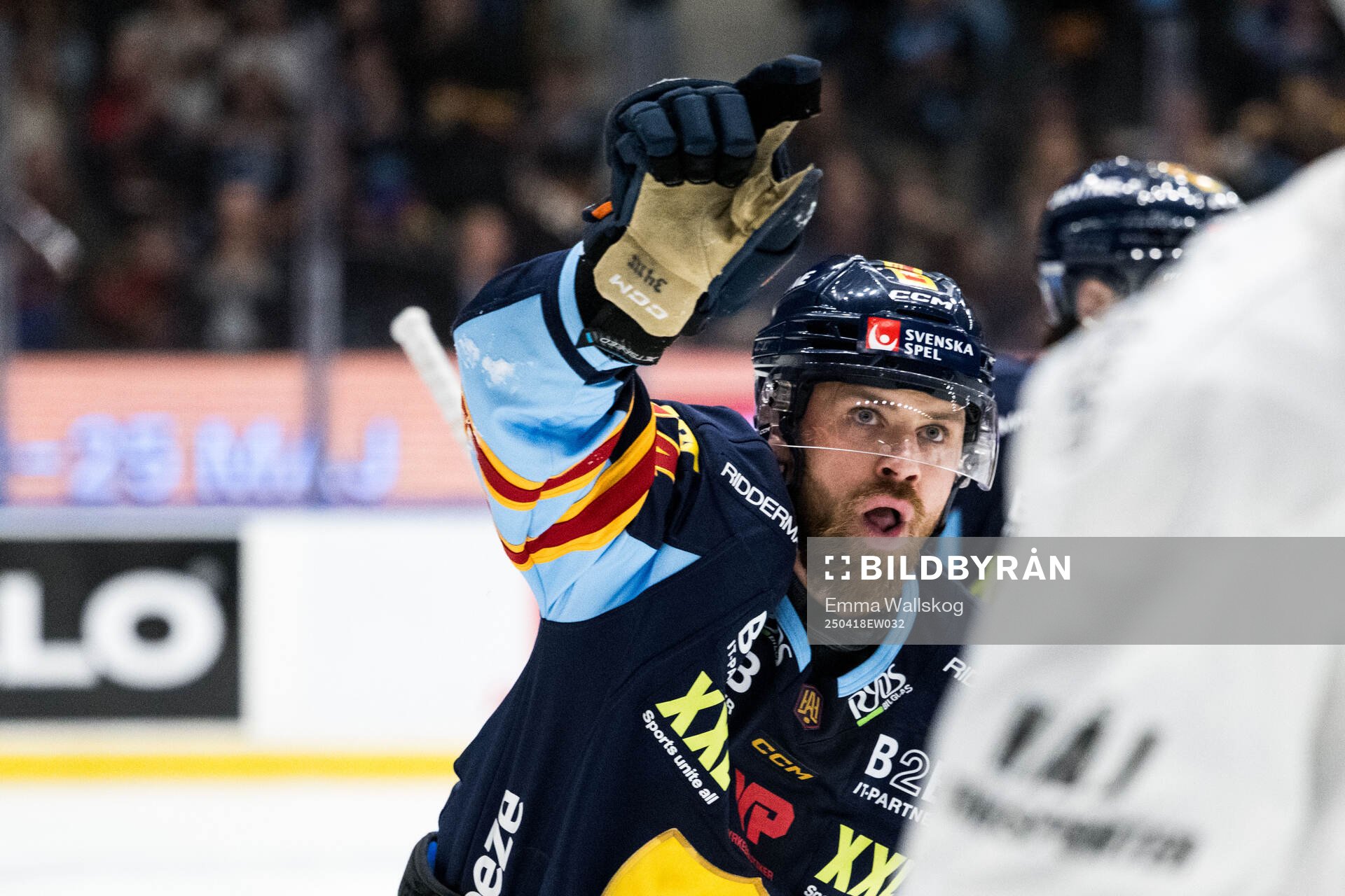Djurgårdens Daniel Brodin jublar