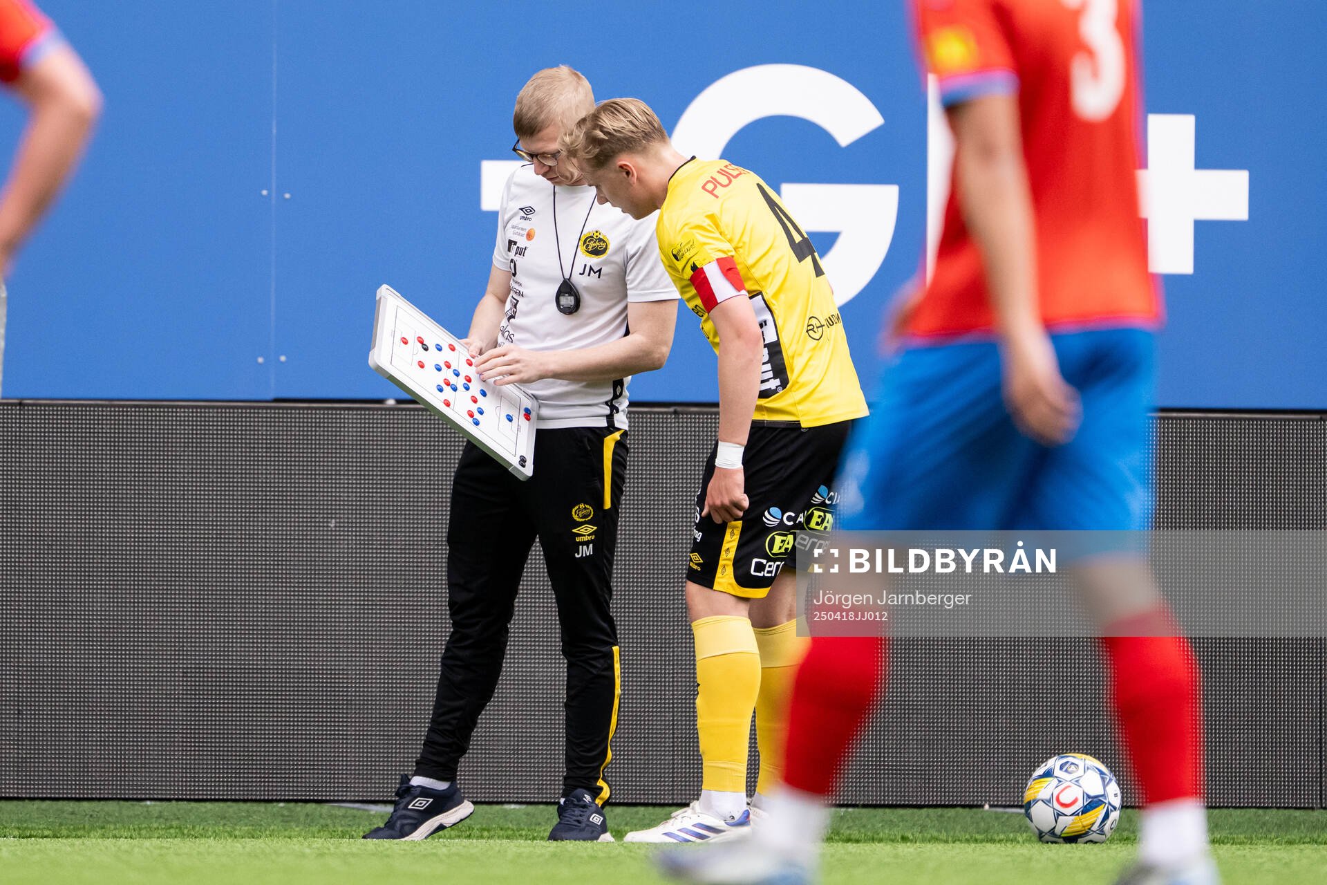 Elfsborgs lagledare Johan Mattsson och Kasper Berndtsson