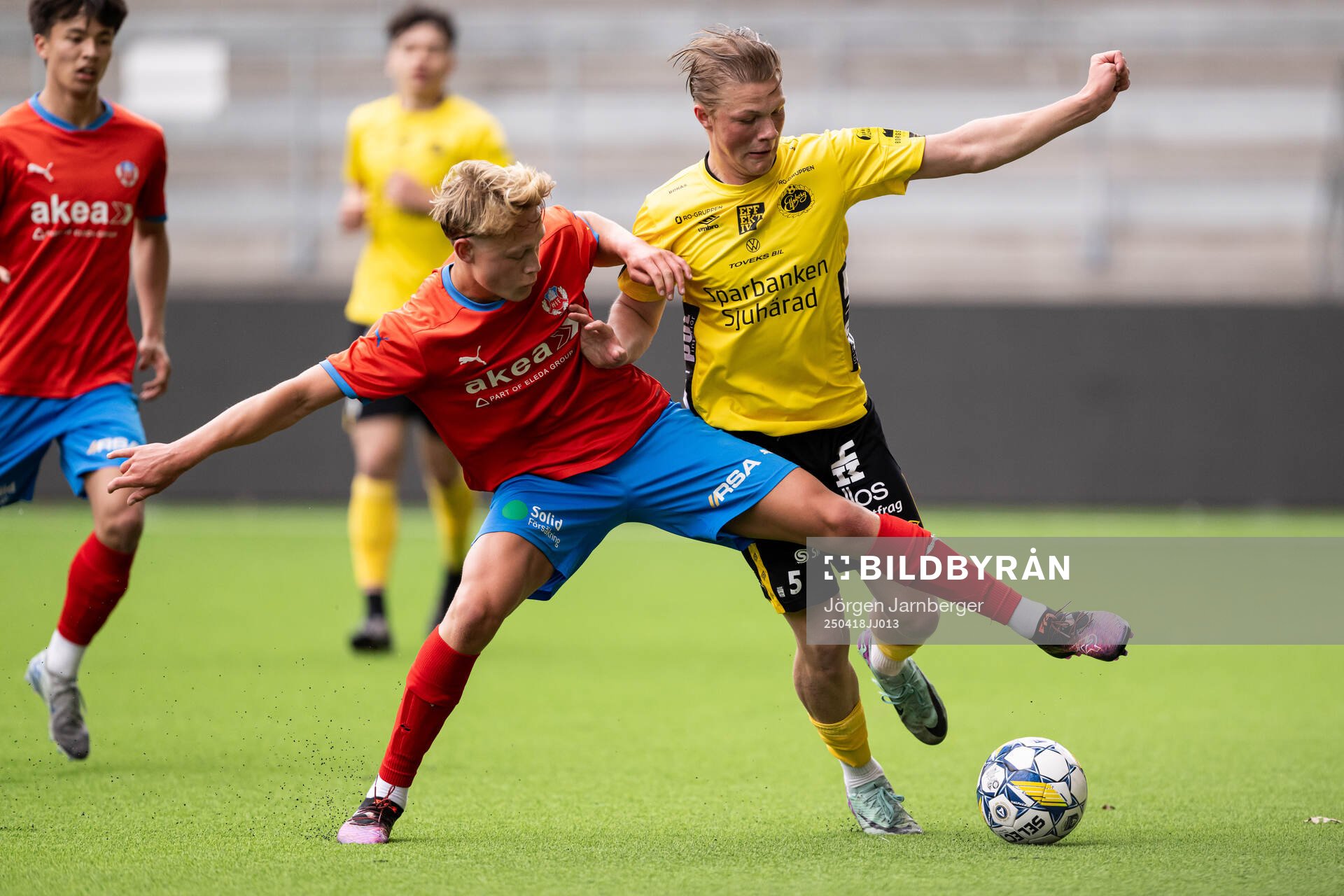 Helsingborgs Alvin Nordin och Elfsborgs Konrad Folkesson
