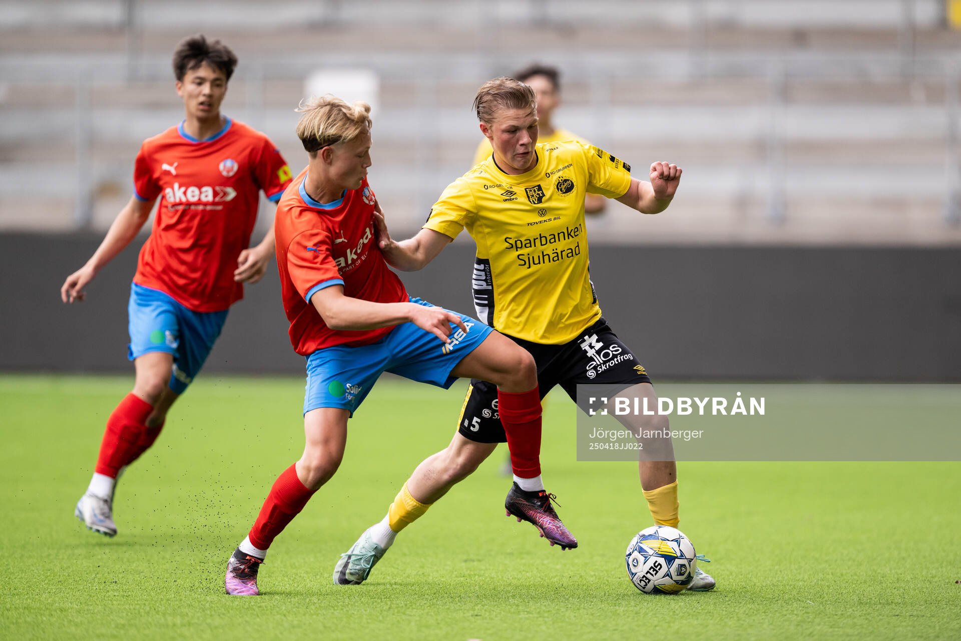 Helsingborgs Alvin Nordin och Elfsborgs Konrad Folkesson
