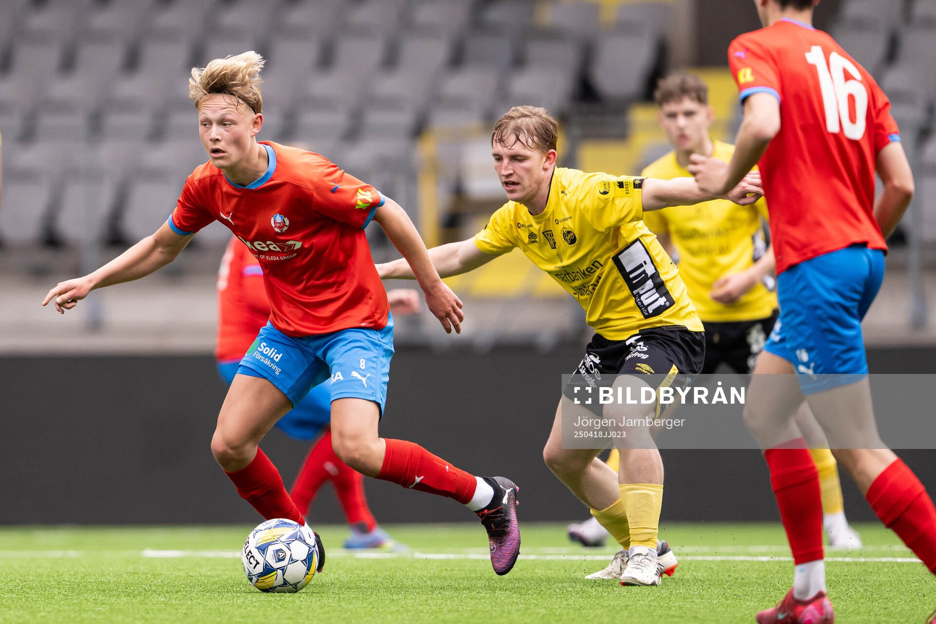 Helsingborgs Alvin Nordin och Elfsborgs Arvid Södeliden