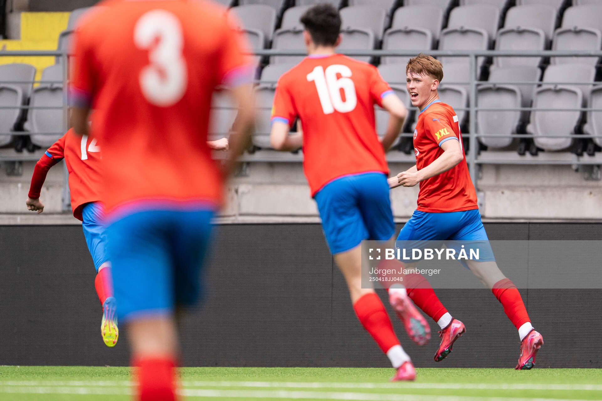 Helsingborgs Viktor Erlandsson Vilstrup jublar