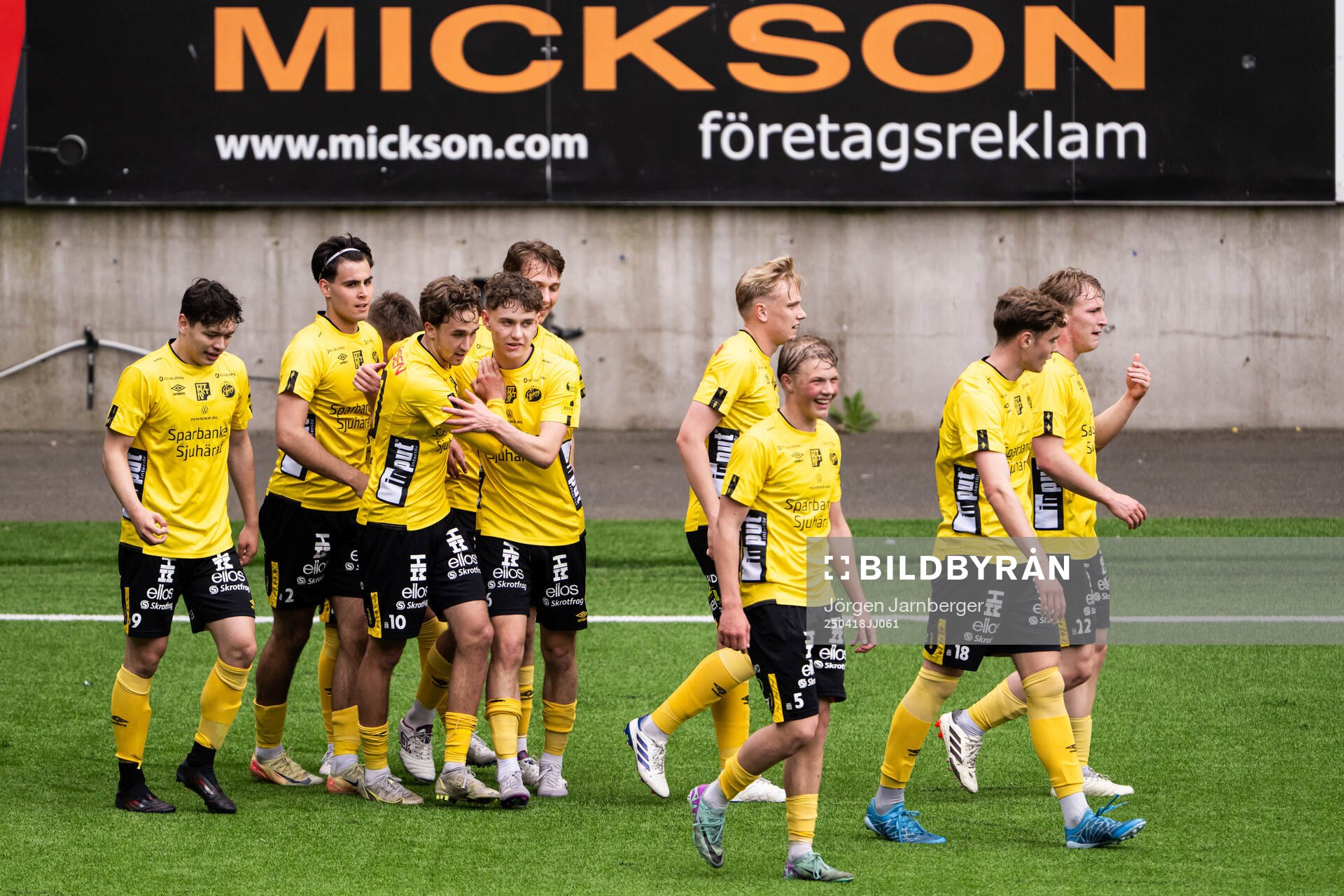 Elfsborgs spelare jublar
