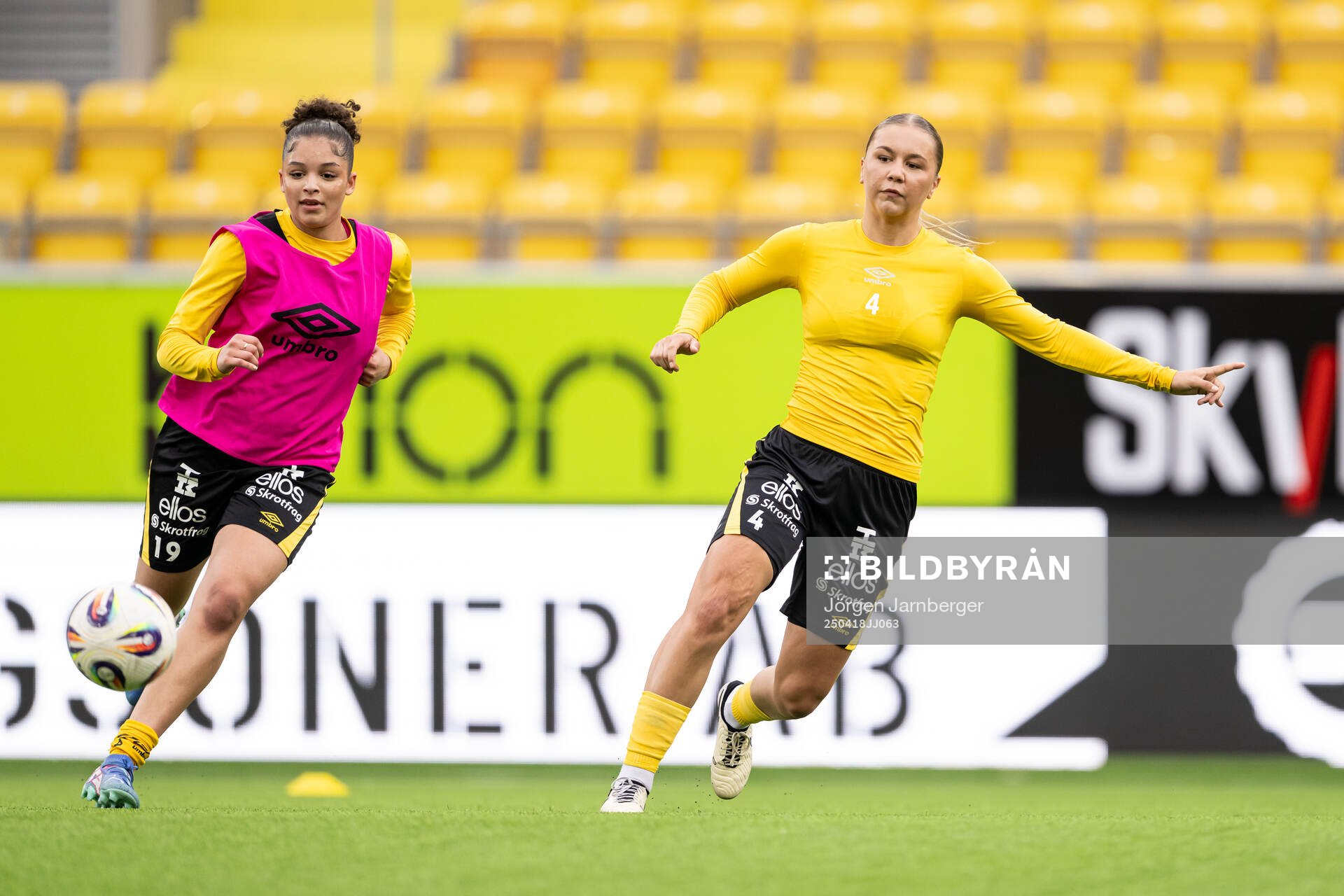 Elfsborgs Jennifer Brinck och Alice Broman