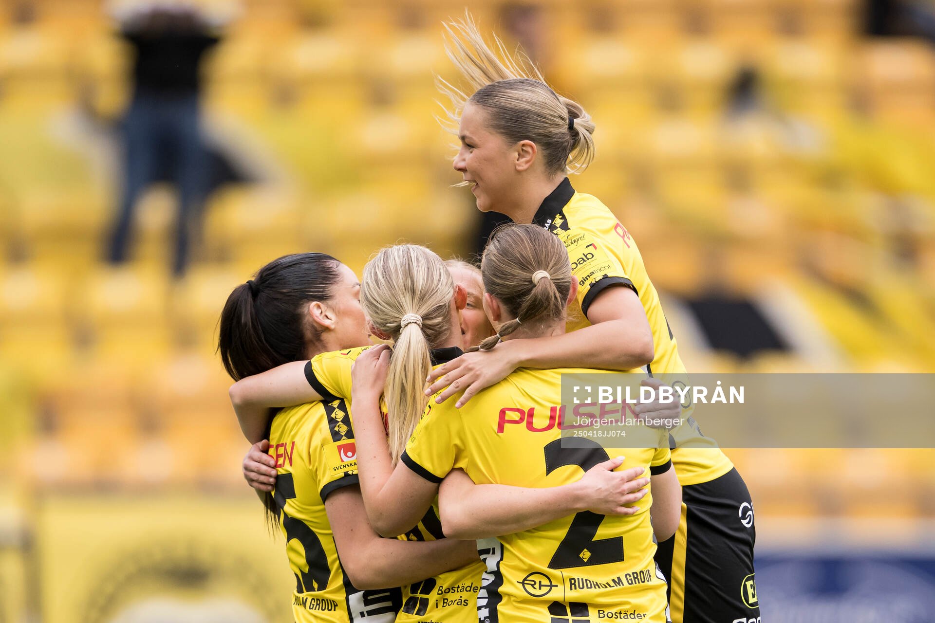 Elfsborgs Emilia Bengtsson jublar