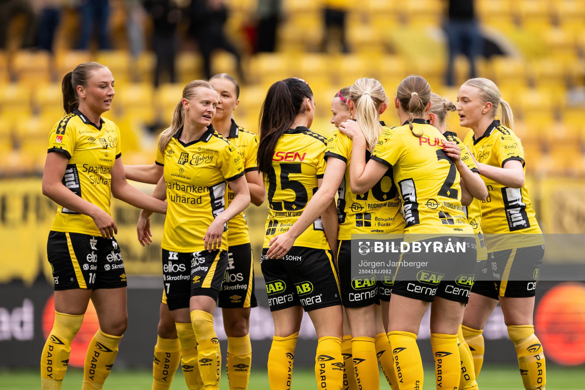 Elfsborgs spelare jublar