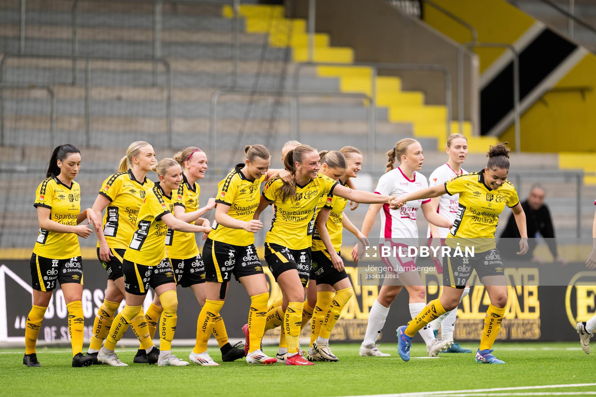 Elfsborgs spelare jublar