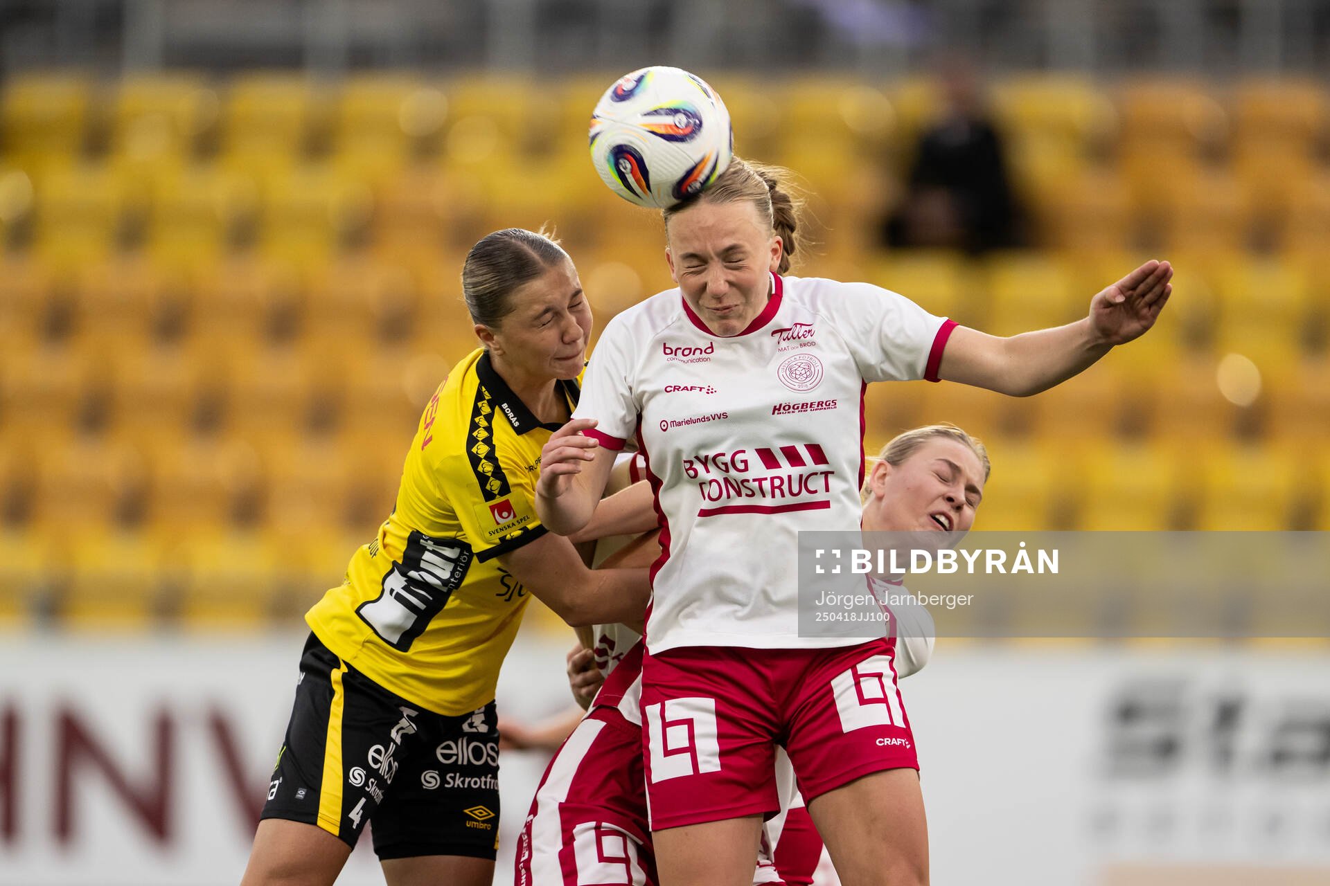 Elfsborgs Alice Broman och IK Uppsalas Thindra Mattsson