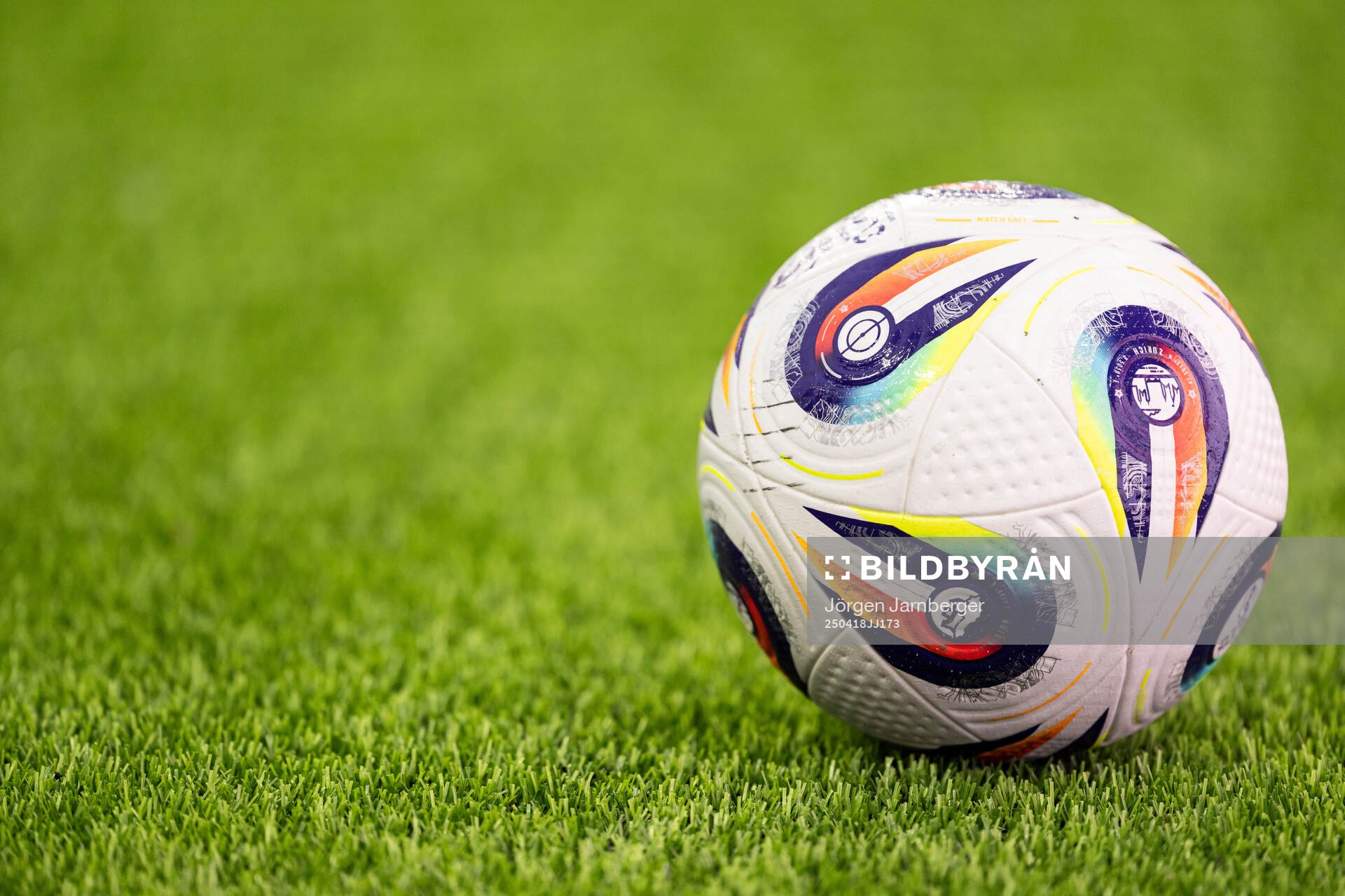 Matchboll på gräset