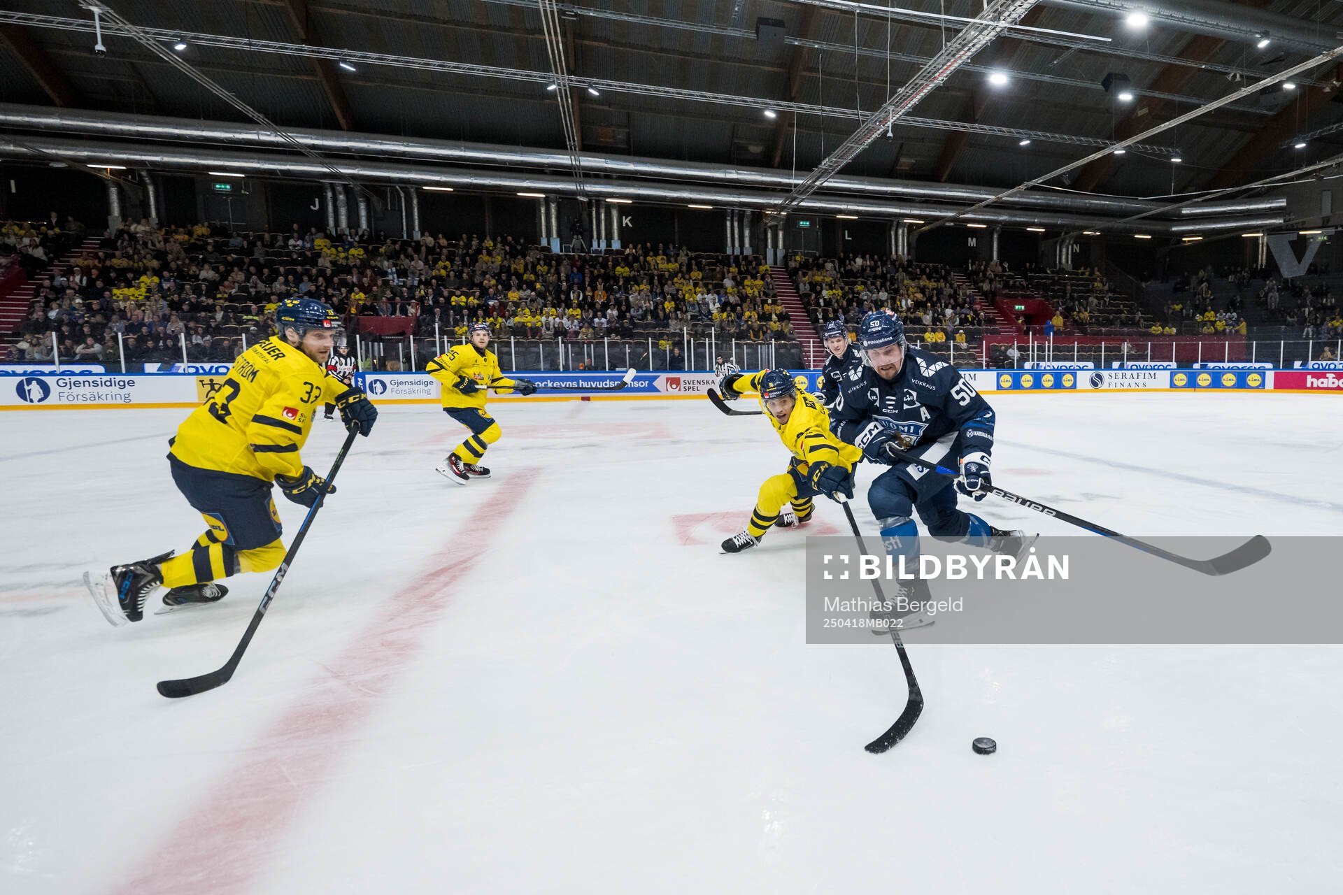 Linus Hultström and Anton Lundmark of Sweden with Mikael